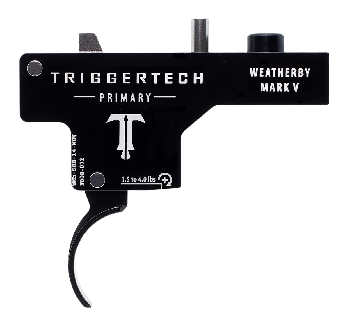 Triggertech WM5SBB14NBW Primary Single-Stage Curved with 1.50-4 lbs Draw We