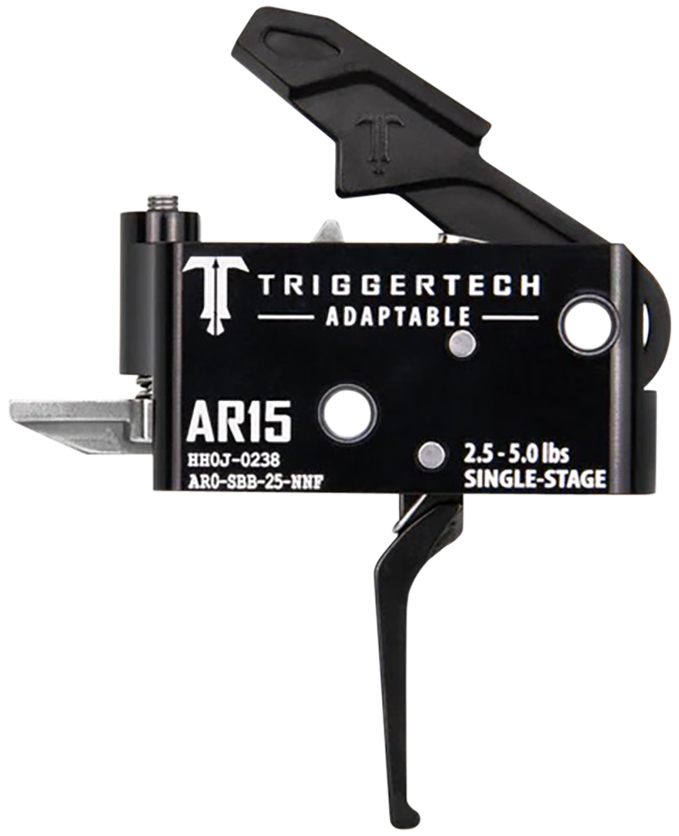 Triggertech AR0SBB25NNF Adaptable Flat Single-Stage 2.5.0 lbs Adjustable fo