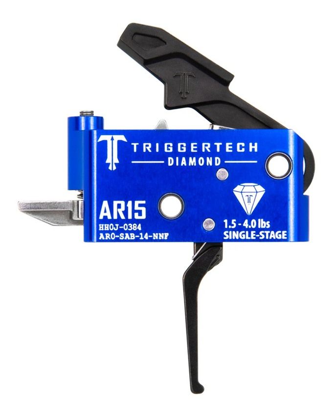 TriggerTech AR0SAB14NNF Diamond Flat Single-Stage 1.5-4.0 lbs Adjustable fo view 2
