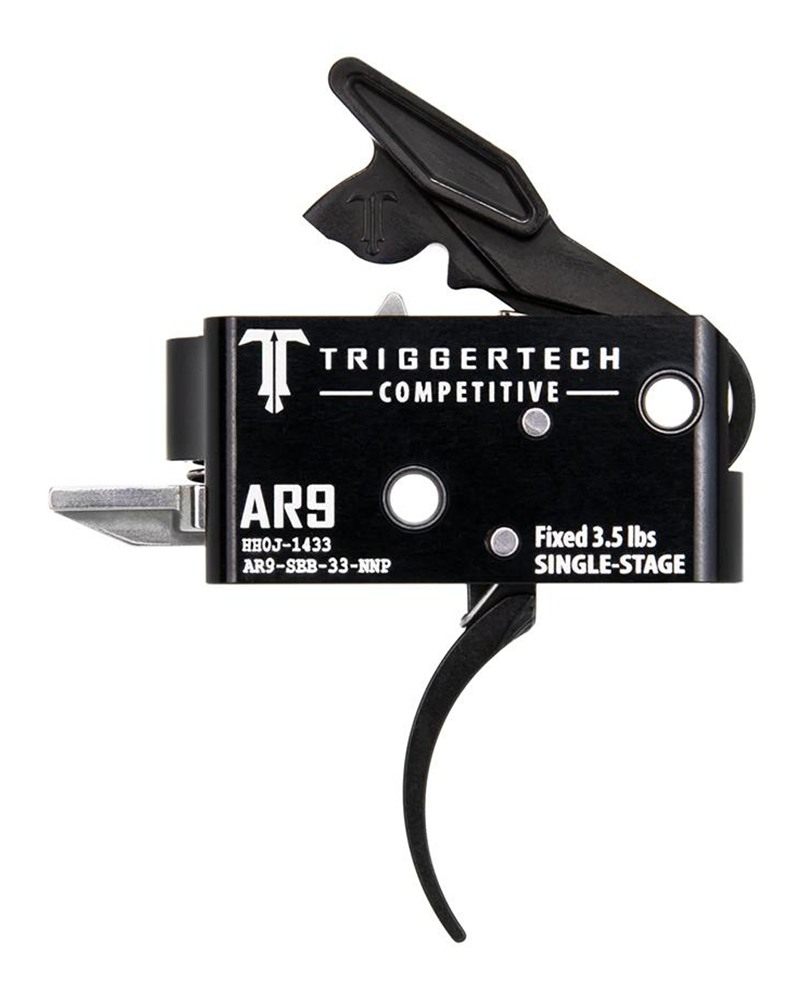 TriggerTech AR-9 Competitive Single Stage Rifle 3.5 lbs Curved view 2