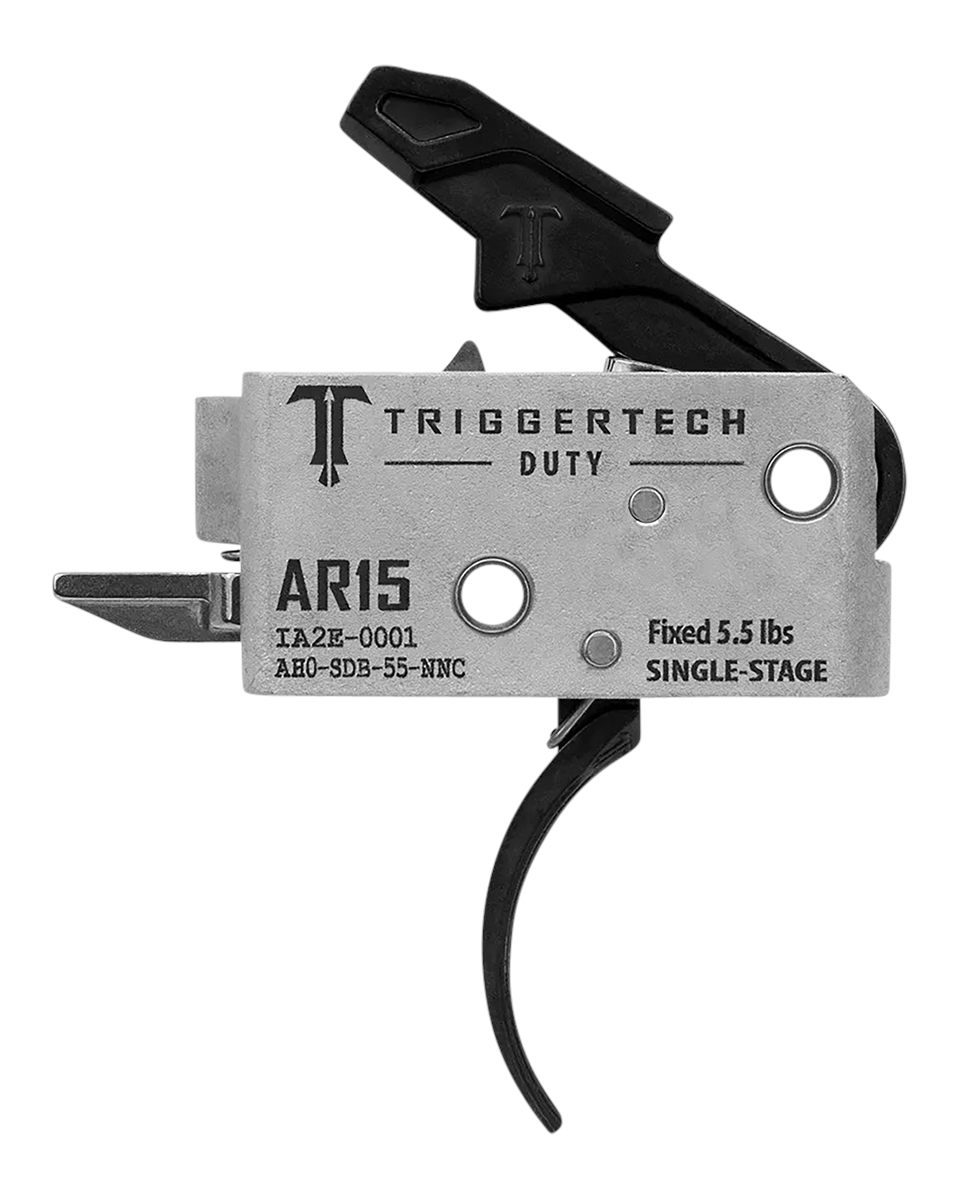 TriggerTech AH0SDB55NNC Duty Mil-Spec Single-Stage Curved 5.5 lbs Draw Weig