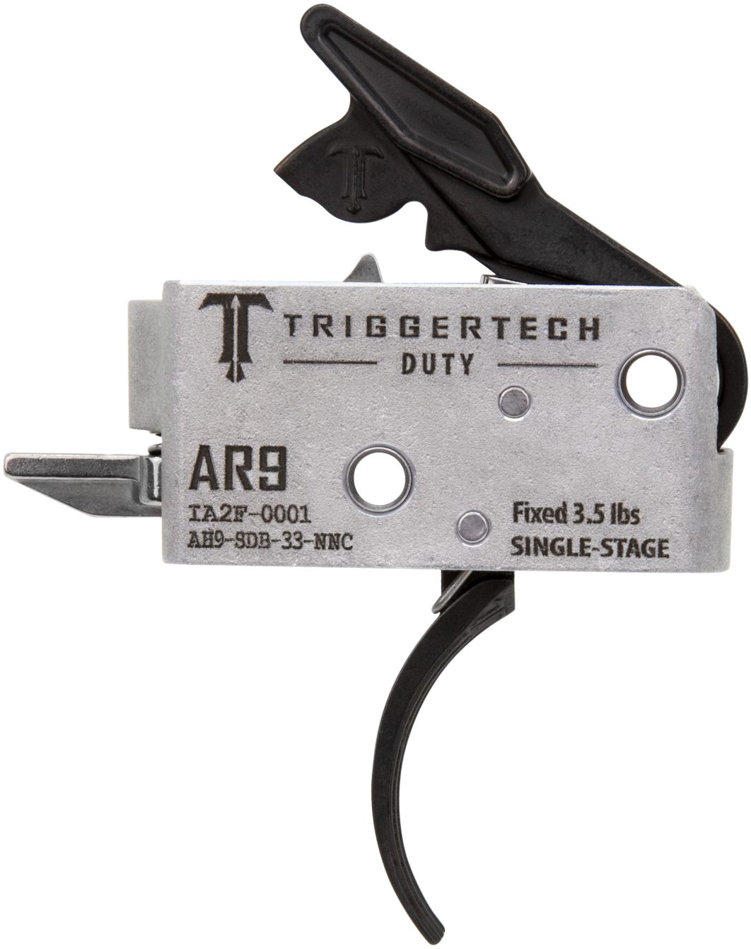 Triggertech AH9SDB33NNC Duty Curved Single-Stage 3.50 lbs Draw Weight Fits