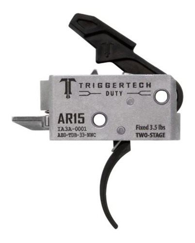 TriggerTech AH0TDB33NNC Duty Curved Two-Stage 3.50 lbs Draw Weight Fits AR view 2