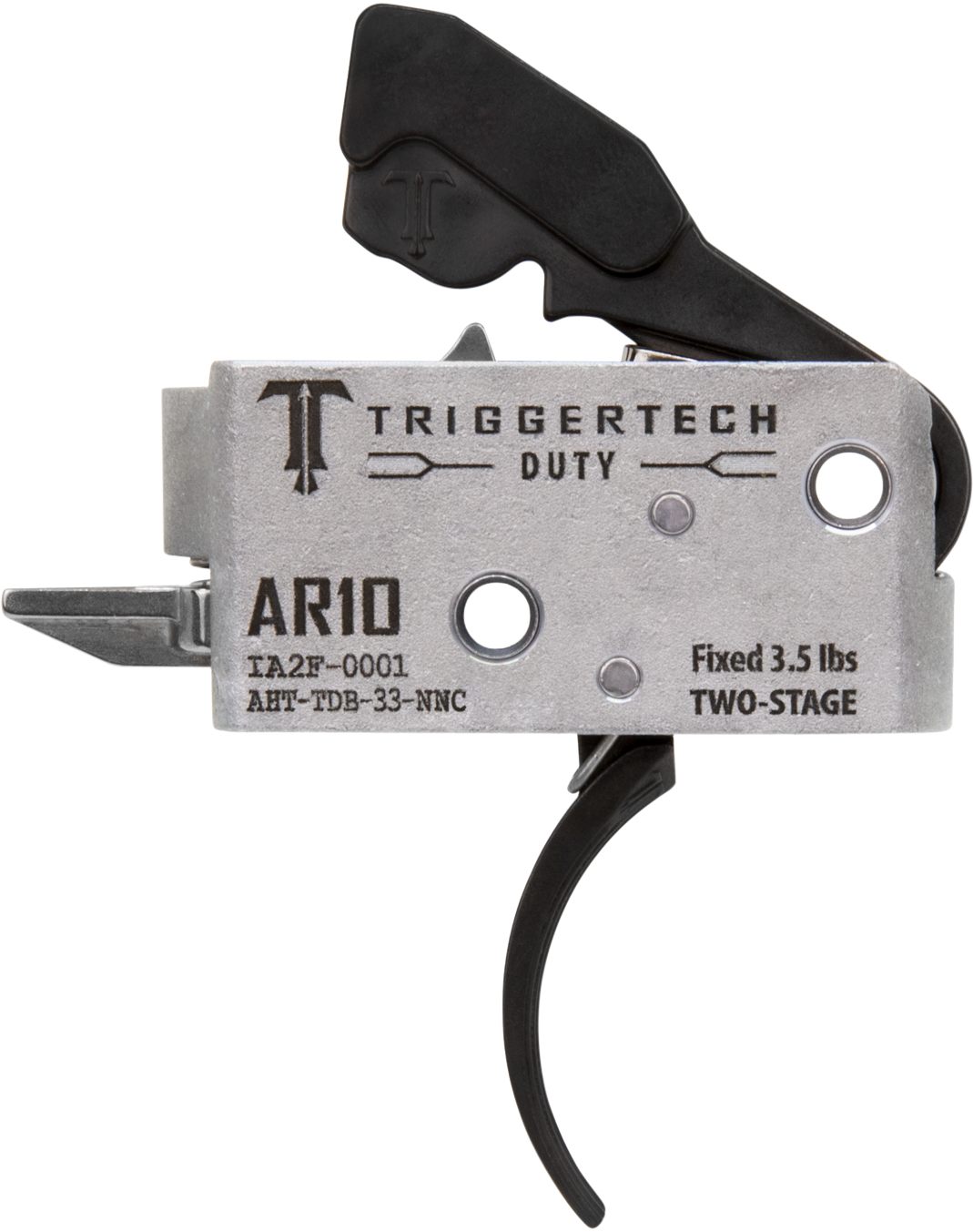 Triggertech AHTTDB33NNC Duty Curved Two-Stage 3.50 lbs Draw Weight Fits AR