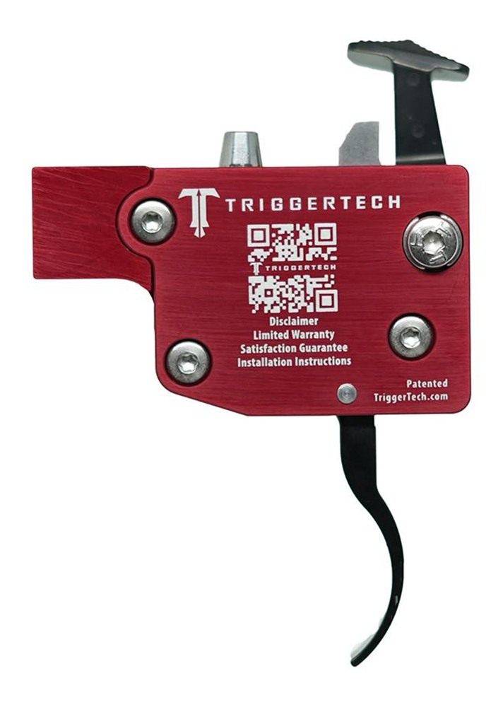 Triggertech TI0SRB02TNP Diamond Black/Red Curved Lever Fits Tikka Right Han view 3