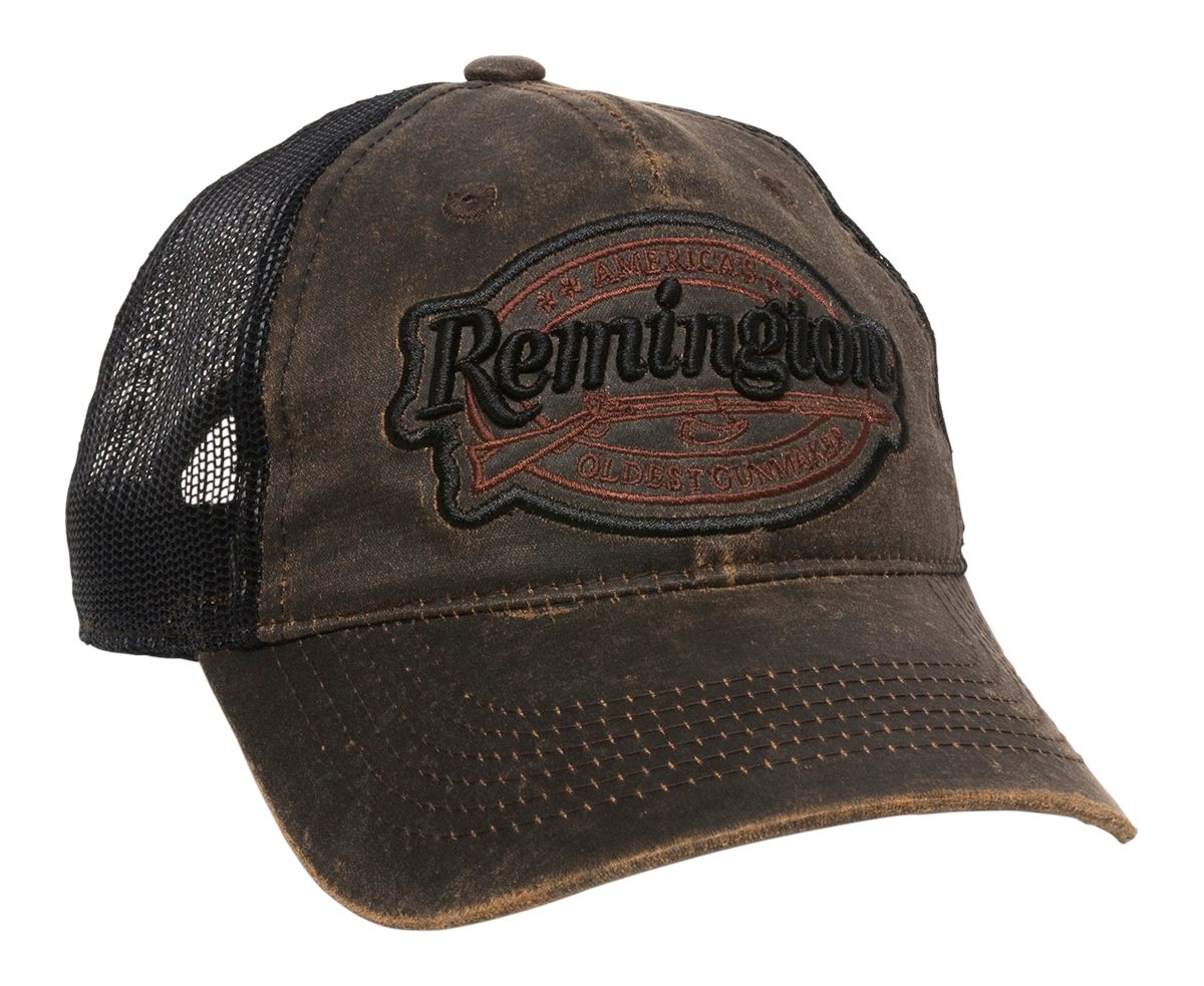 Outdoor CAP RM17A Remington Cotton Black/Brown Unstructured Osfa