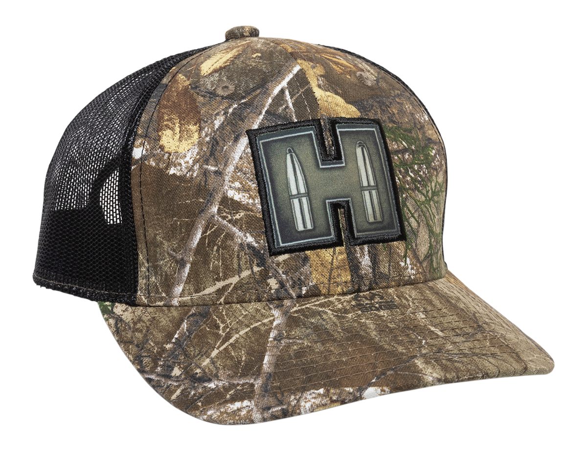 Outdoor Cap Realtree Edge/Black Mesh Back w/Hornady Label, HRN03A