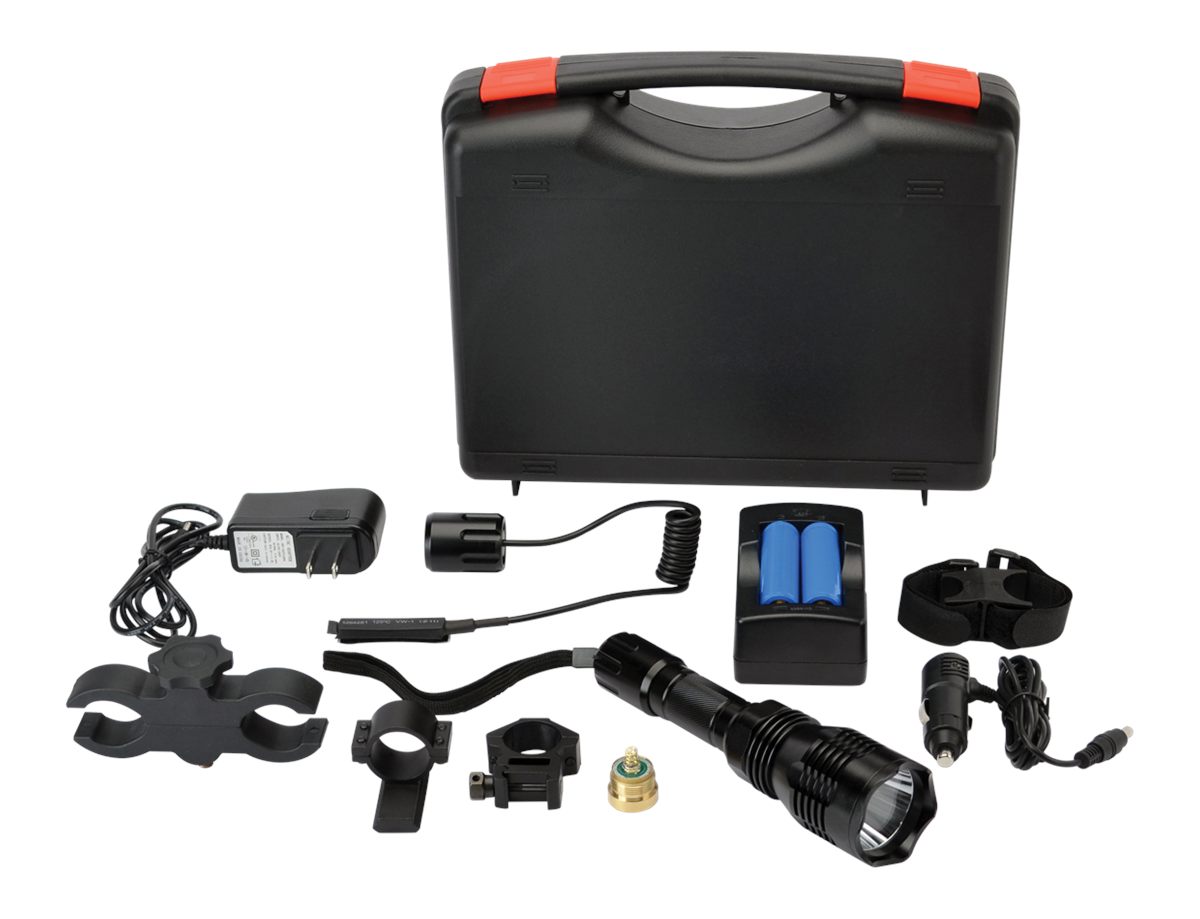 GSM Outdoors Cyclops Varmint Light Kit - Gun Mounted Red/Green LED / 250 Lu