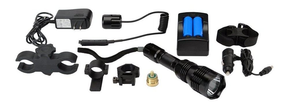 GSM Outdoors Cyclops Varmint Light Kit - Gun Mounted Red/Green LED / 250 Lu view 2