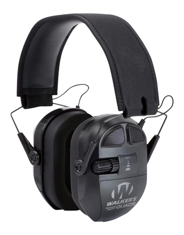 GSM Outdoors Walker's GWPXPMQB Ultimate Power Quad Muff 26 dB Over the Head