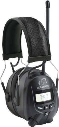 Walker's Digital AM/FM Radio Muff - 25dB Noise Reduction Rating Hunting Sho view 2