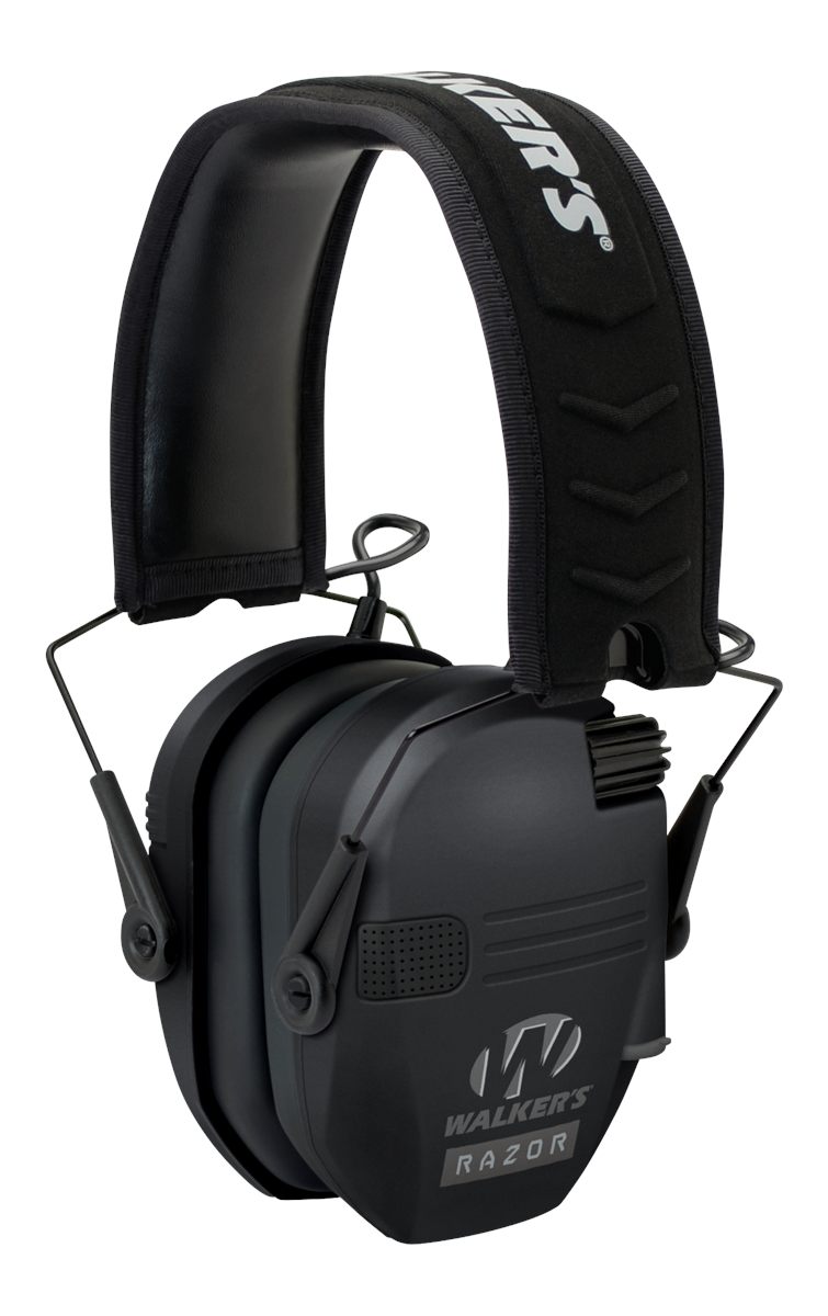 Walker's Razor Slim Electronic Muff, Black