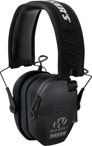 Walker's Razor Slim Electronic Muff, Black view 2