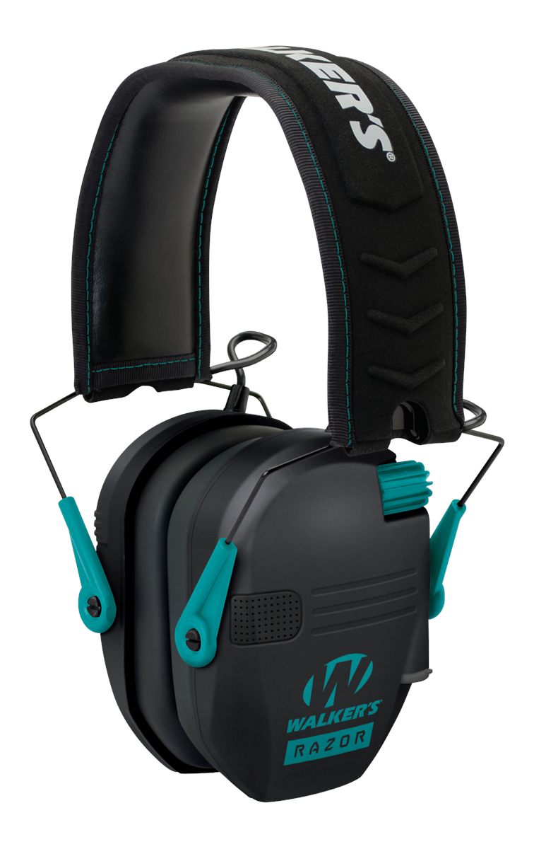 Walker's Game Ear GWP-RSEM-TL Razor Slim Electronic Muff - Teal