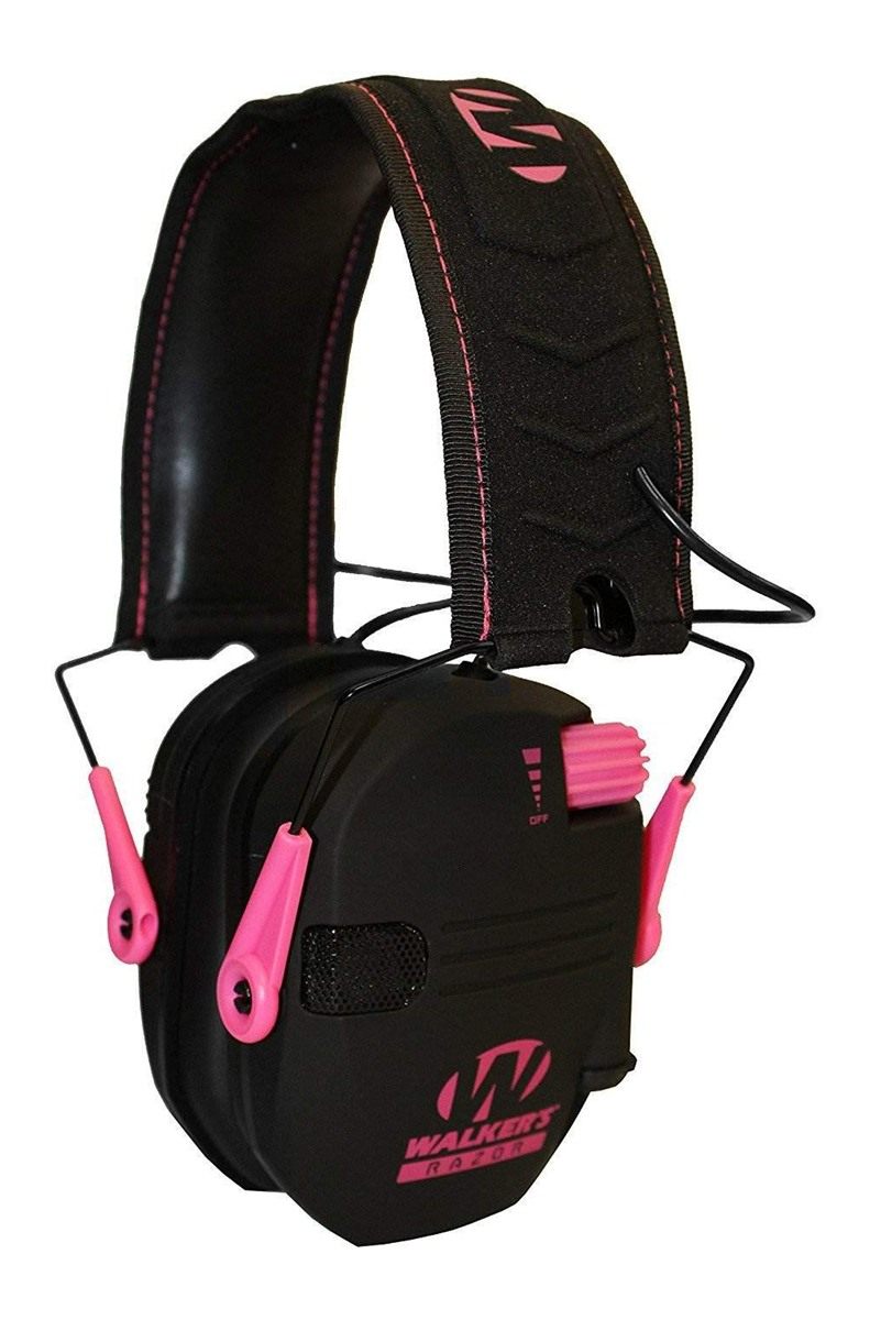Walker's Game Ear Razor Slim Electronic Muff, Pink view 2