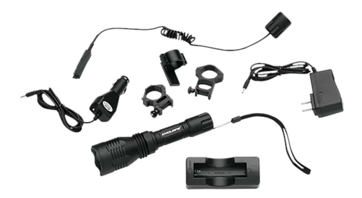 GSM Outdoors Cyclops CYC-VB250NC Varmint Light 250 Lumen Green LED Black An
