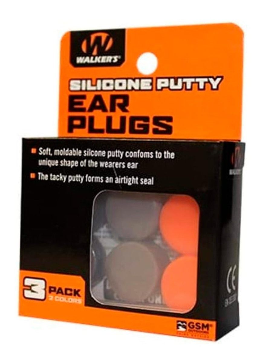 Walker's Silicone Putty - Soft Moldable Tacky Adaptable 20dB NRR Noise-Bloc