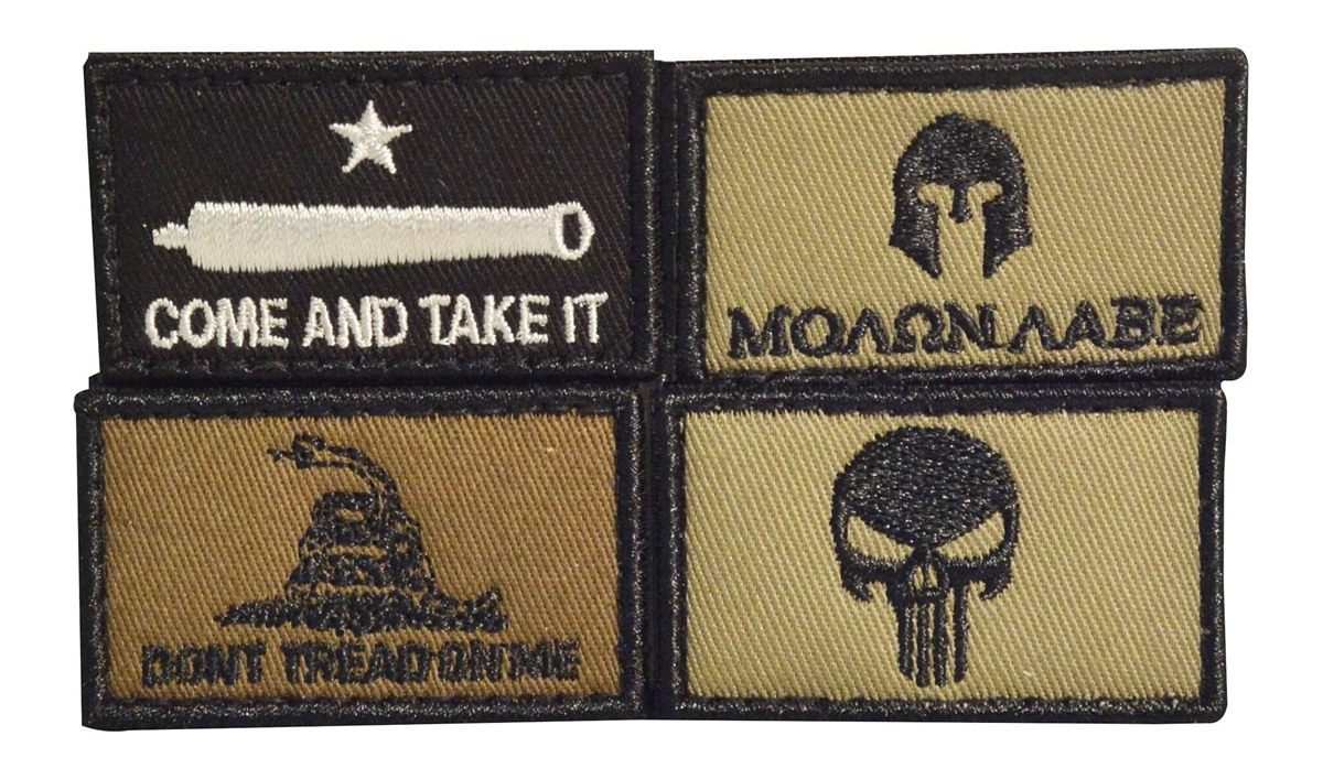 Walker's Razor Patriot Patch Kit Hook Loop Attachable Embroidery Design Set