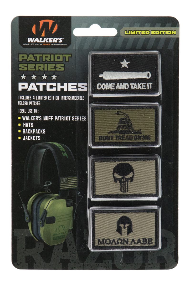 Walker's Razor Patriot Patch Kit Hook Loop Attachable Embroidery Design Set view 2