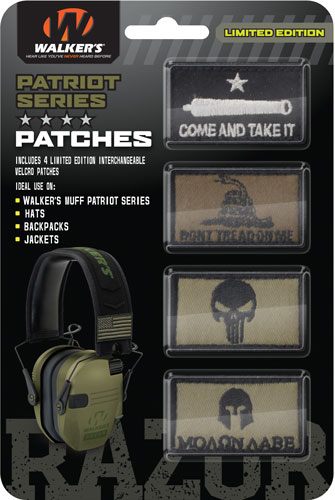 Walker's Razor Patriot Patch Kit Hook Loop Attachable Embroidery Design Set view 2