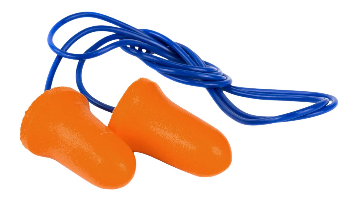 Walker's Corded Foam Earplugs 50 Pair Jar Dispenser Tub 32dB NRR Noise-Bloc
