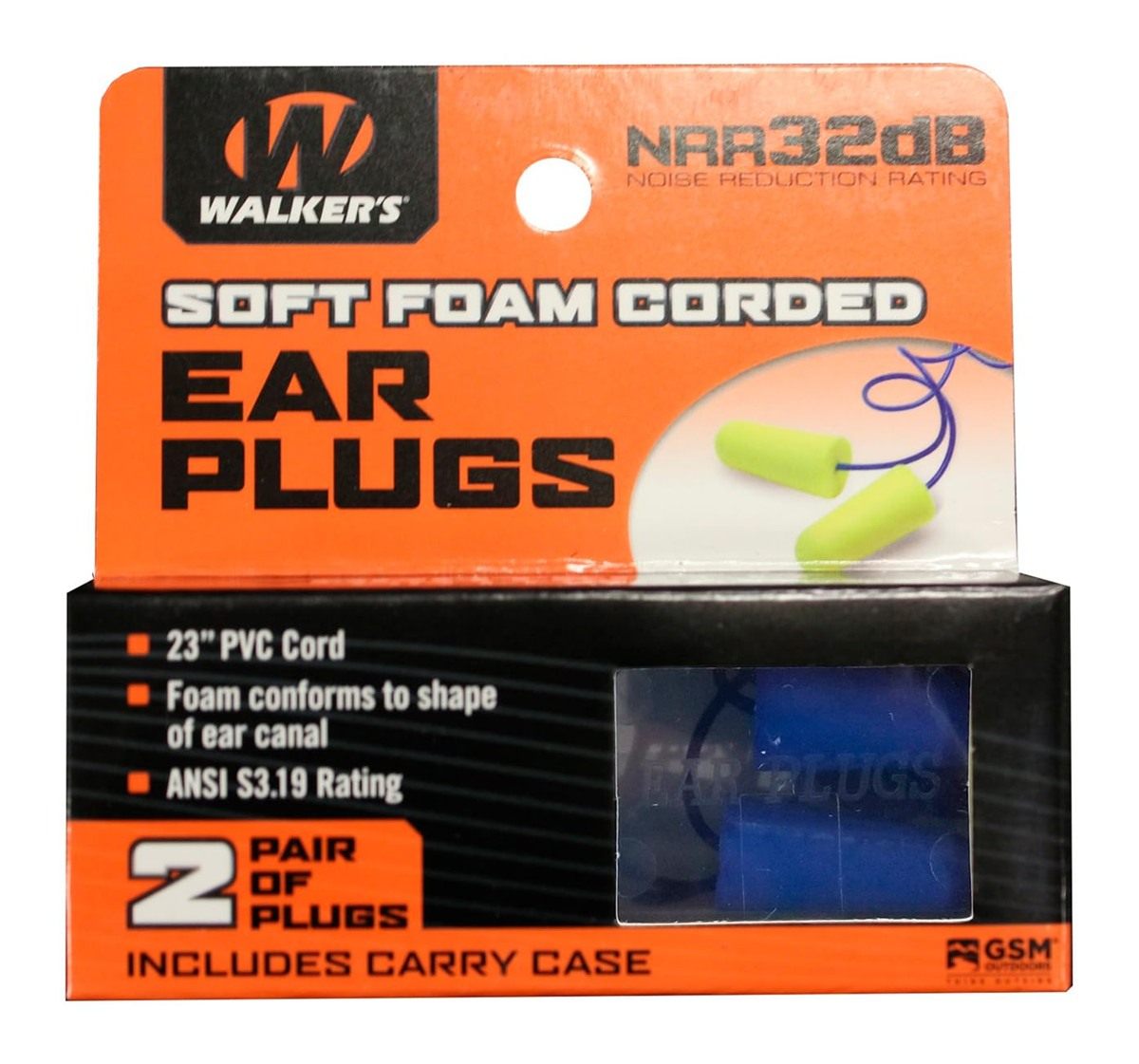 Walker's 32dB NRR Noise-Blocking Ansi S3.19 Hearing Protection Shooting Hun view 2