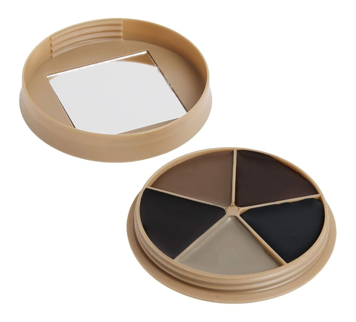 HME Camo Face Paint Kit with Mirror - Long-Lasting Non-Glare Easy-to-Use Co