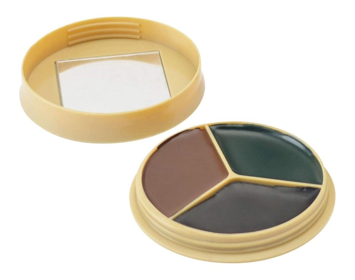 HME Camo Face Paint Kit with Mirror - Long-Lasting Non-Glare Easy-to-Use Co
