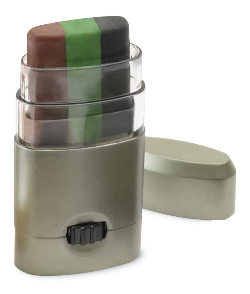 HME 3 Color Camo Face Paint Mess-Free Application Stick - Long-Lasting Easy