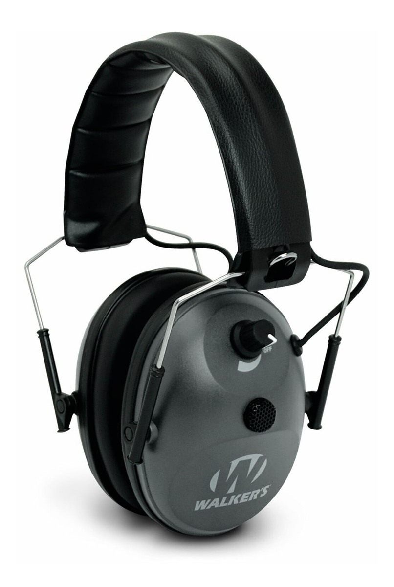 Walker's Single Mic Compact Folding Sound-Enhancing Hunting Gun Range Shoot