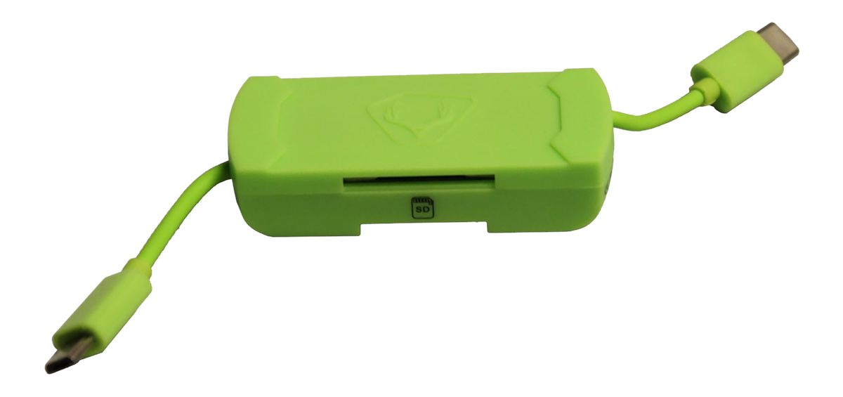 HME Compact Portable SD Card Reader for Android Devices with On The Go Tech