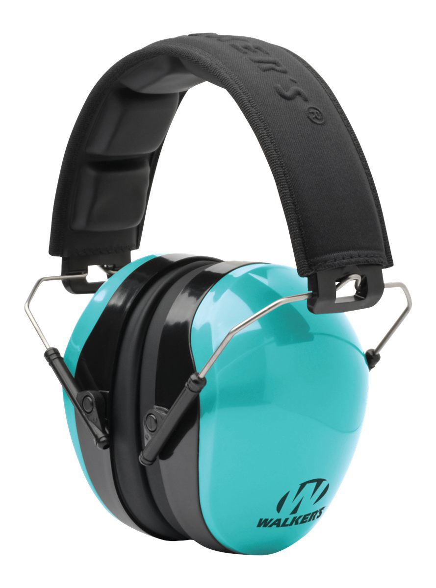 Walker's Dual Colored Passive Muff - Compact Folding Lightweight 26dB NRR H