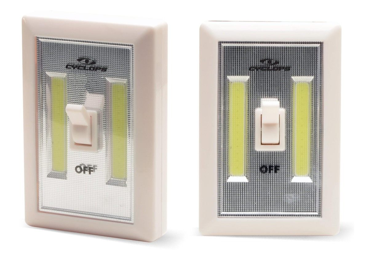 Cyclops COB LED Light Switch - 2 Pack Powerful Compact Portable Battery-Ope view 2