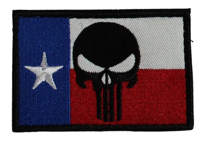Gsm Outdoors Sme Flgtxpun Texas Flag W/punisher