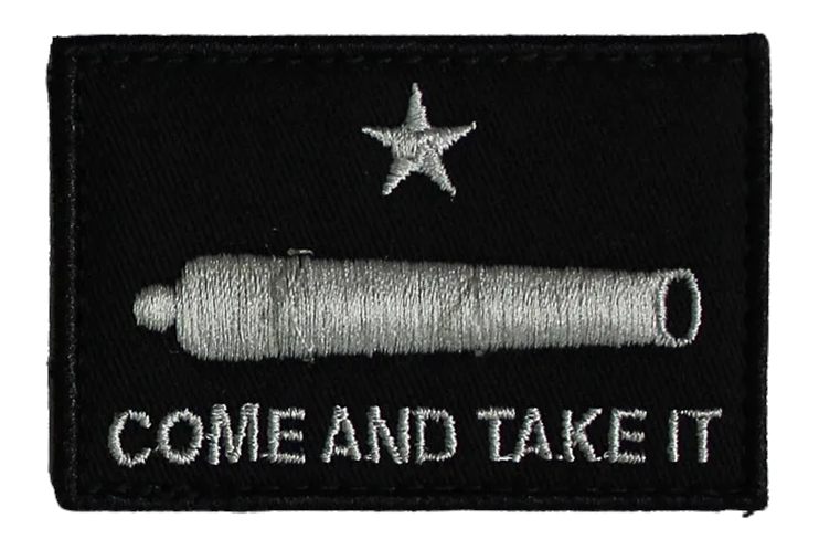 HME SME Patch Come Take it Cannon Black, 3in x 2in view 2