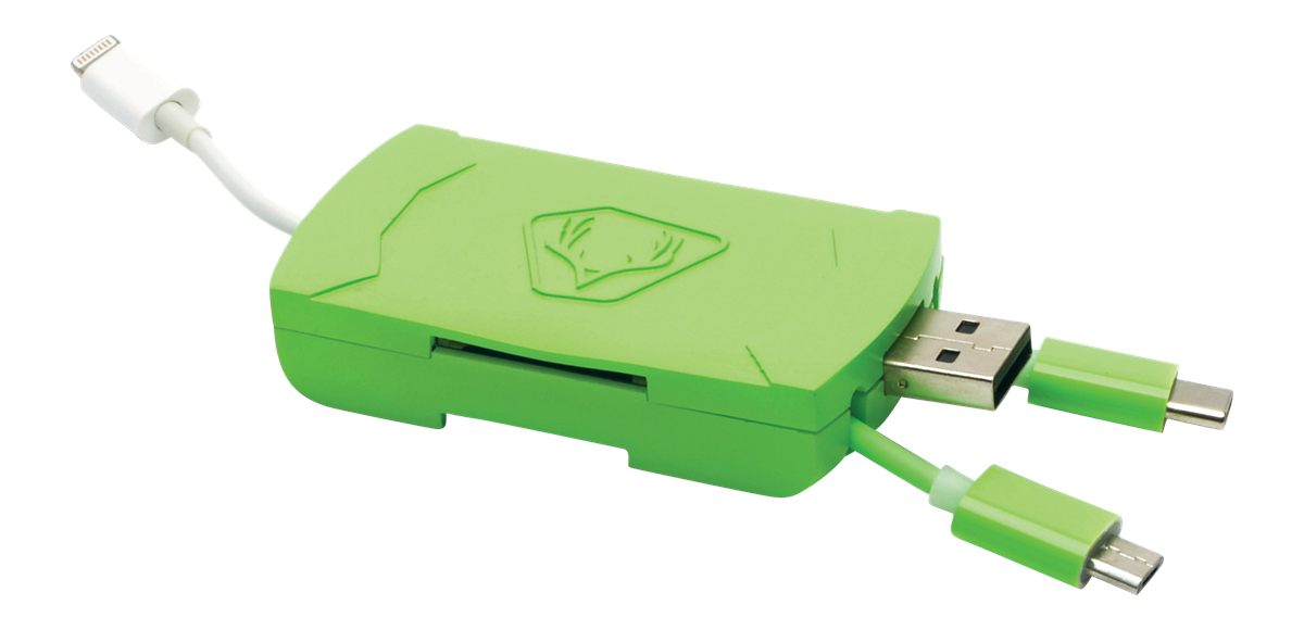 HME 4: 1 Card Reader, Green, Normal