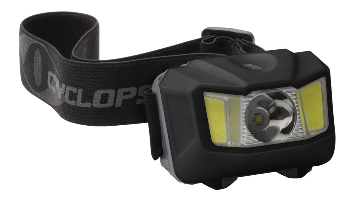 Cyclops HL250 Conductive Touch Headlamp | Tactical Durable Lightweight Comp
