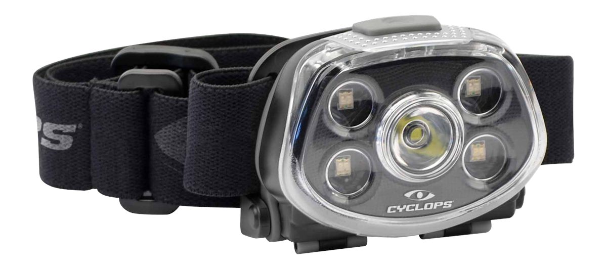 Cyclops Force XP Headlamp Tactical Durable Lightweight Compact IPX6 Water R