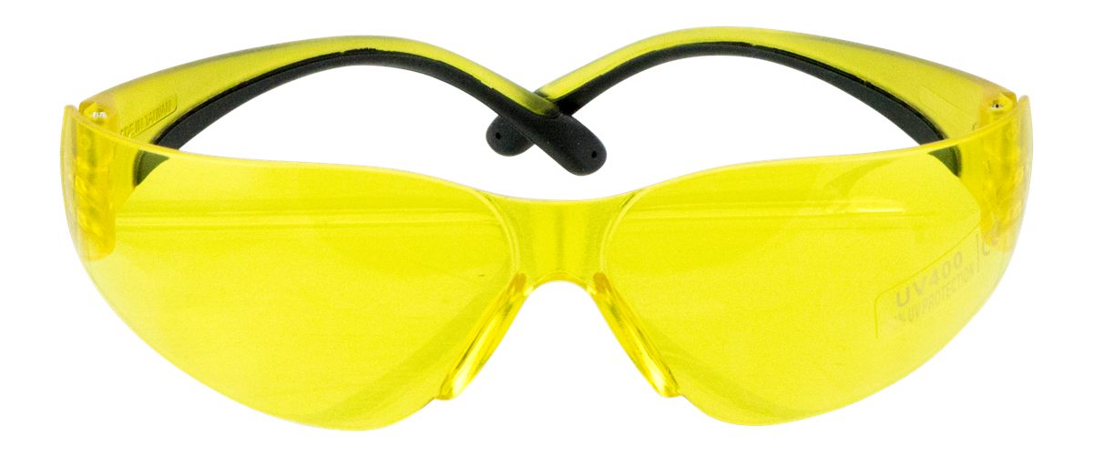 GSM Outdoors Walker's GWPYWSGYL Sport Glasses Clearview Youth Yellow Lens P