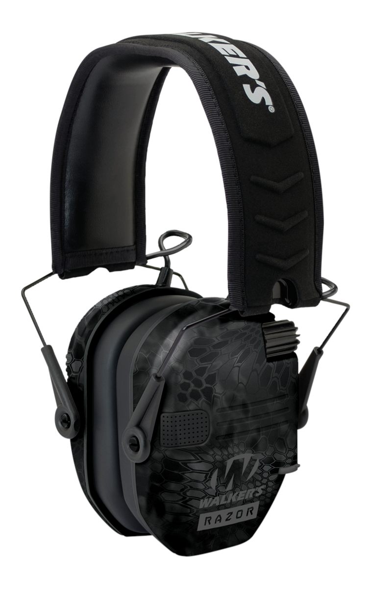 Walker's Razor Slim Low Profile Electronic Ear Muffs Kryptek Typhon