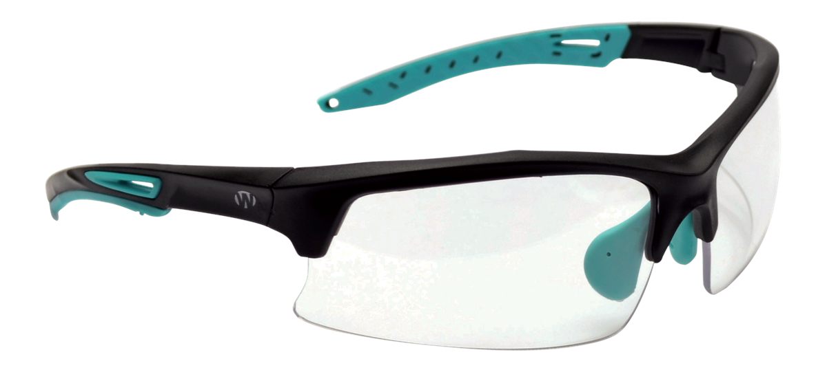Walker's Unisex Teal Impact Resistant Sport Glasses | Durable Non-Slip Rubb
