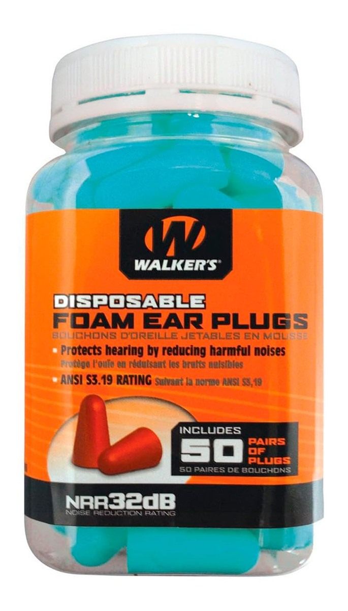 Walker's 32dB Noise-Canceling Ansi S3.19 Hearing Safety Protection Range Sh