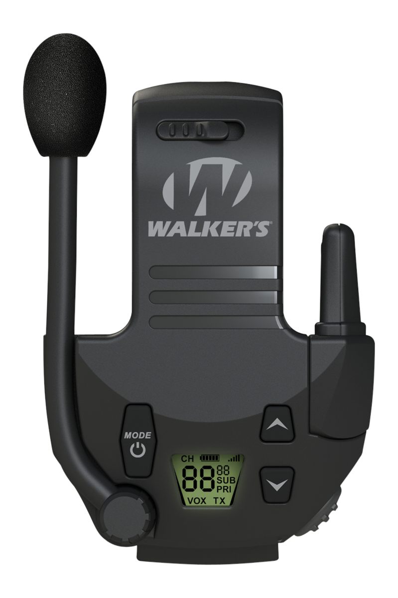 Walker's Razor Walkie Talkie Attachment - 22 Channels 3 Miles Range Distanc