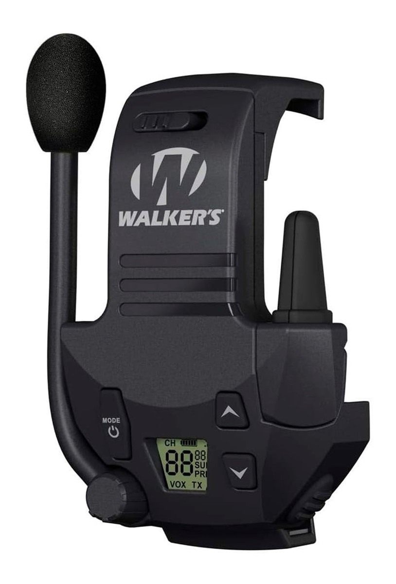 Walker's Razor Walkie Talkie Attachment - 22 Channels 3 Miles Range Distanc view 2