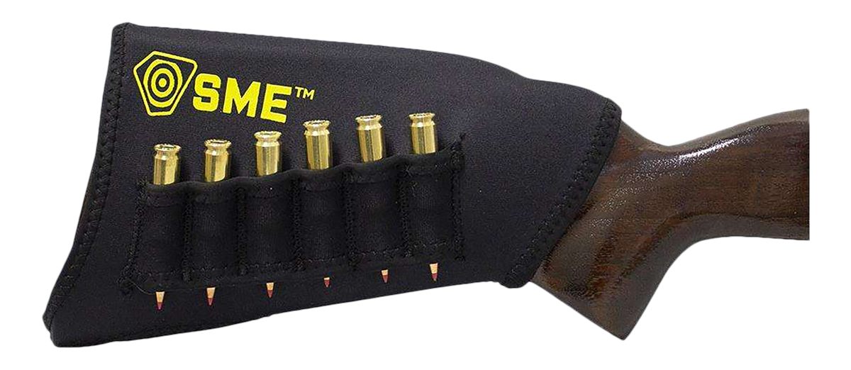 SME Rifle Stock Riser with Shell Loops | Durable Neoprene Rubber Back Versa