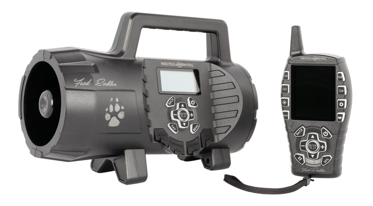 HME Western Rivers Eichler Game Caller Single Speaker, Black