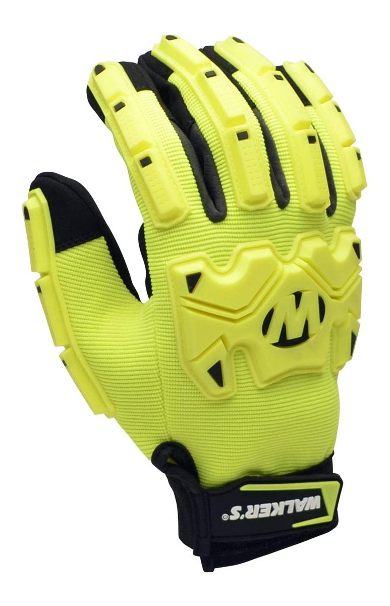 Walker's Men's Impact Resistance Poly Glove | Durable Anti-Shock EN388 Padd