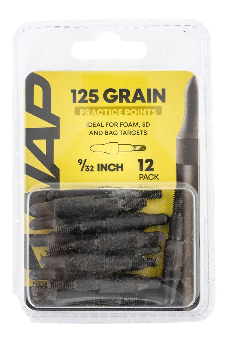 New Archery Products 3D Point Durable Steel Screw-in Practice Field Tips view 2