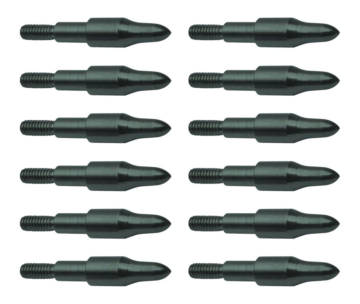 New Archery Products 3D Point Durable Steel Screw-in Practice Field Tips view 2