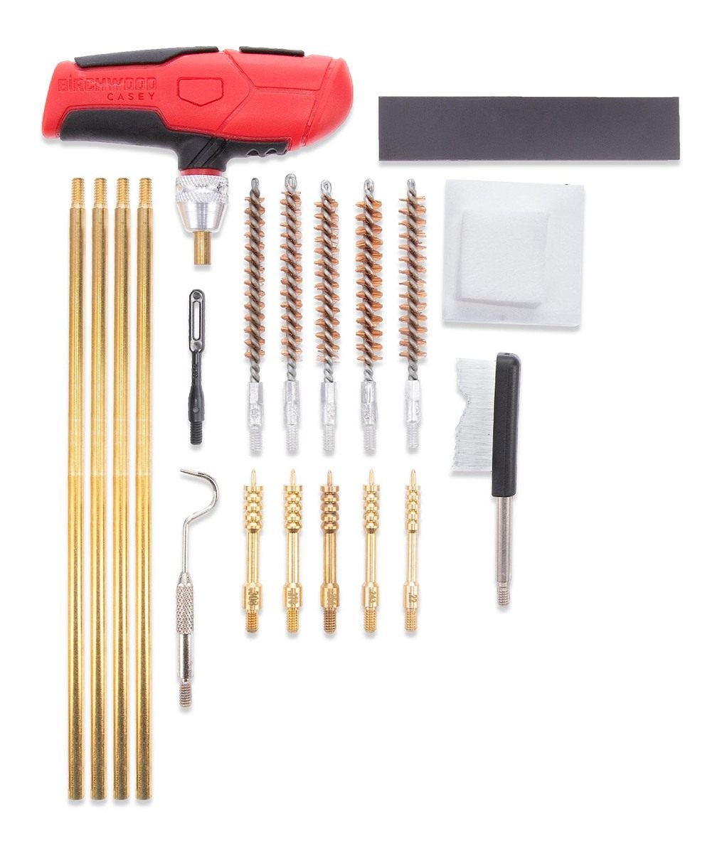 Birchwood Casey Durable Versatile Maintenance Gun Cleaning Kit | Brushes, J